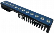 Pruhové světlo s vyměnitelnou optikou 300mm zelená 528nm narrow M8/4-pin trimmer, analogue