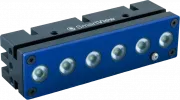 Pruhové světlo s vyměnitelnou optikou 150mm bílá 5000K line M8/4-pin trimmer, analogue