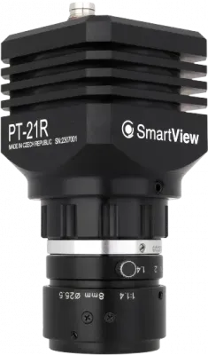 LED osvětlení s projektorem 21mm infračervená 850nm IP50 M8/3-pin